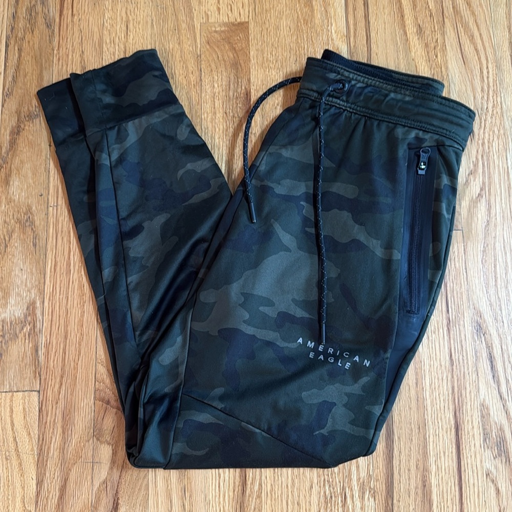 American Eagle Camo Athletic Joggers, Size XS